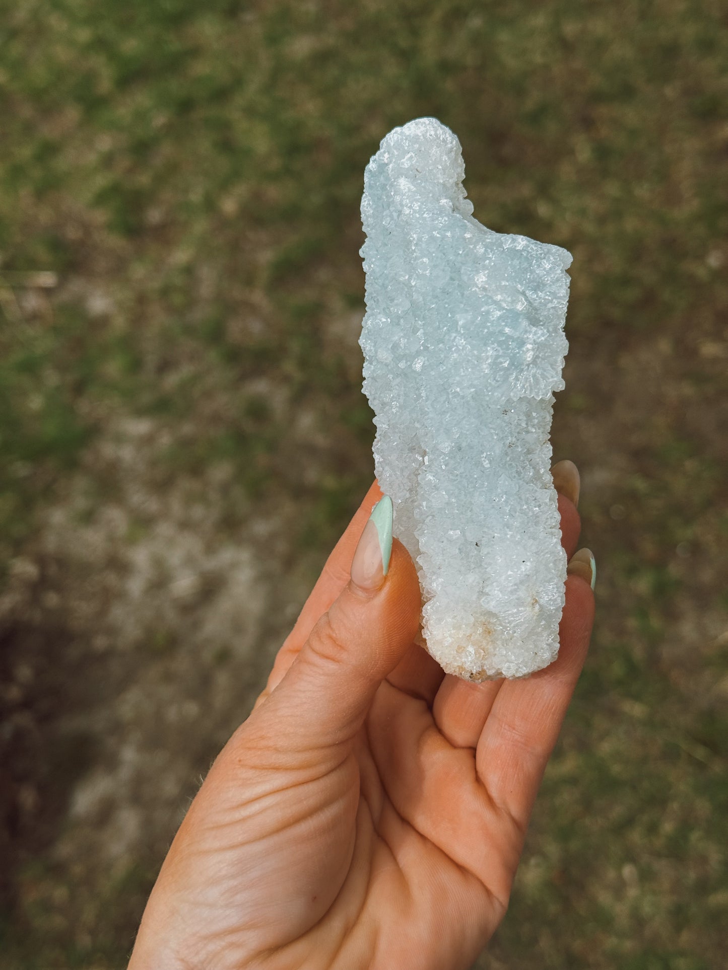 Apophyllite cluster