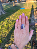 Purple Lepidolite ring size 8
