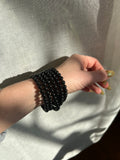 Black Tourmaline Stretch Bracelet