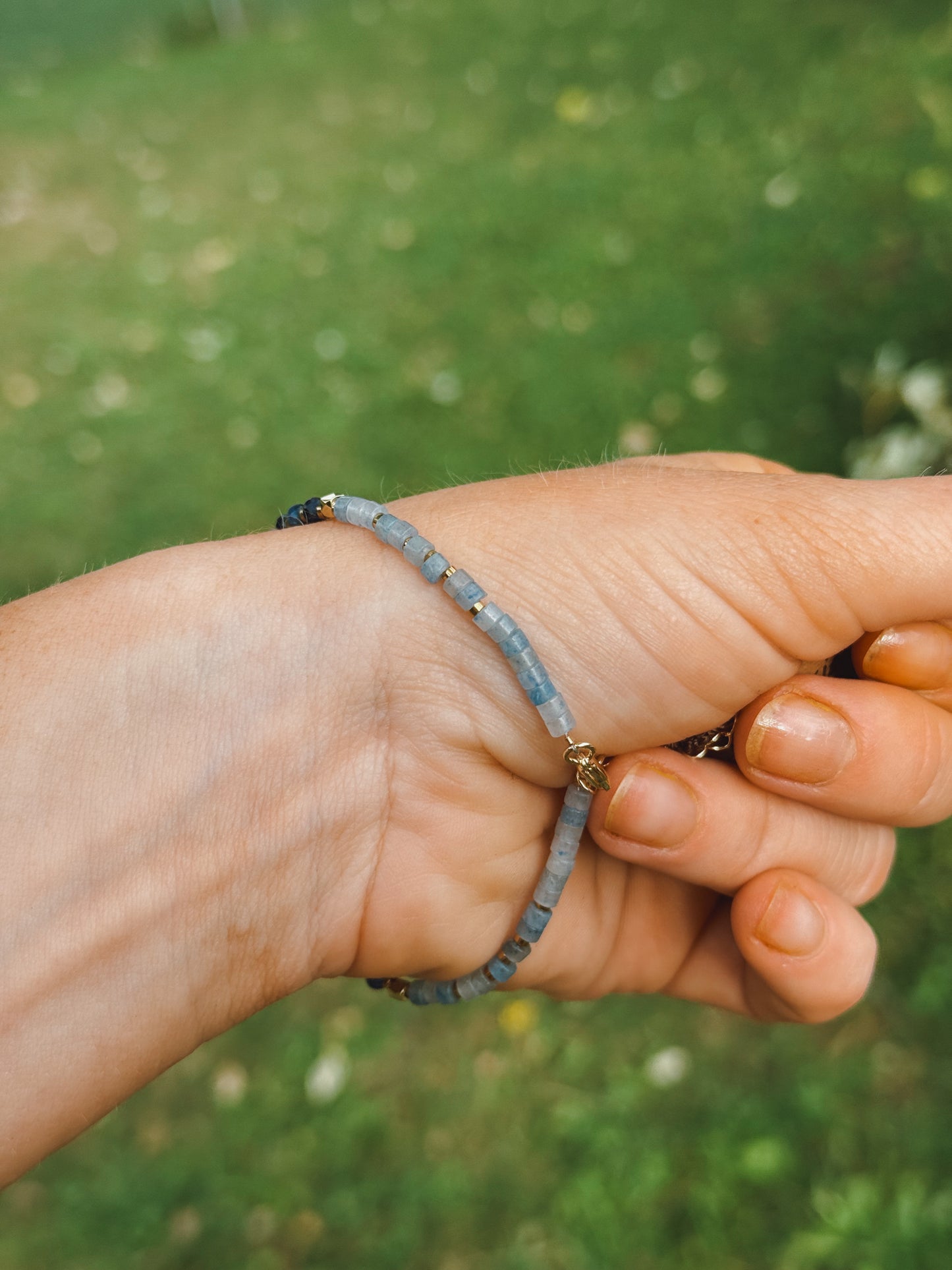 Anxiety Relief Faceted Bracelet – Amethyst Sodalite & Dumortierite Faceted Beads