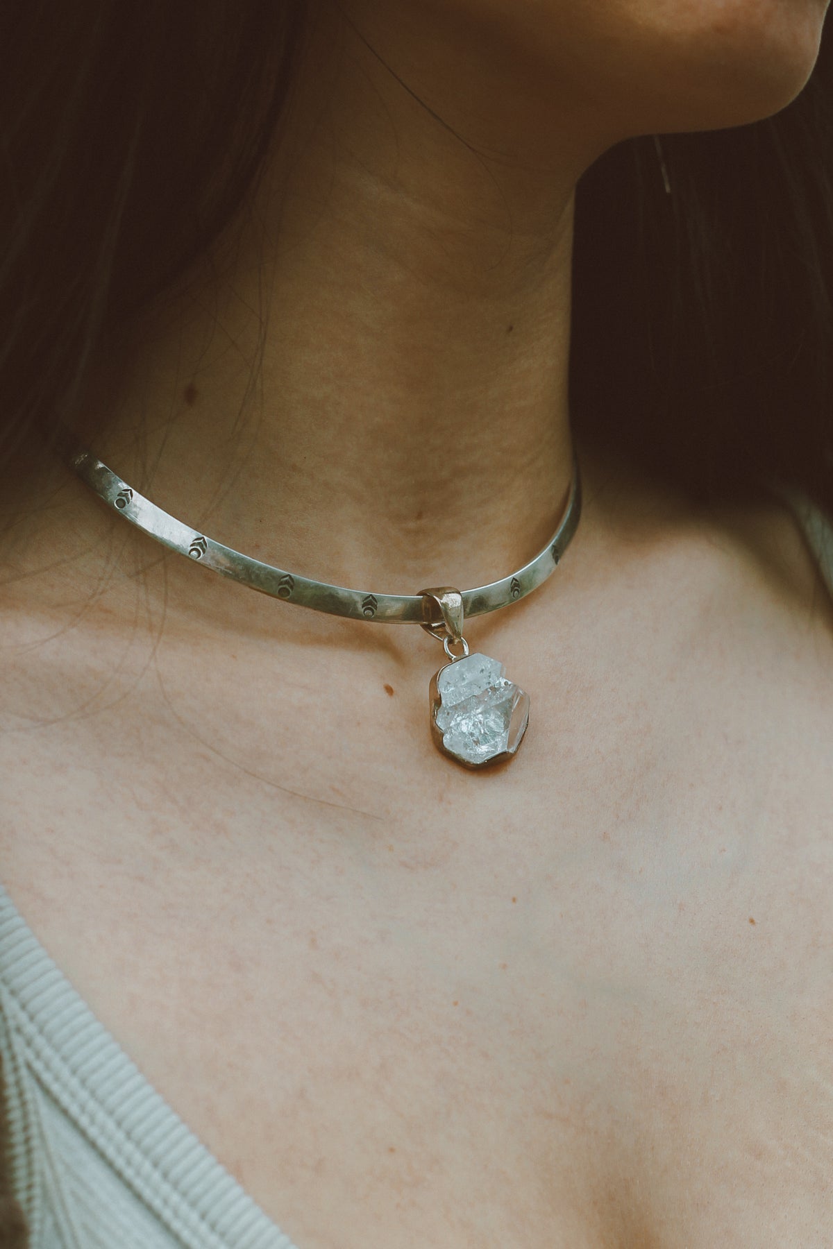 Apophyllite Sterling Silver Pendant | Celestial Clarity