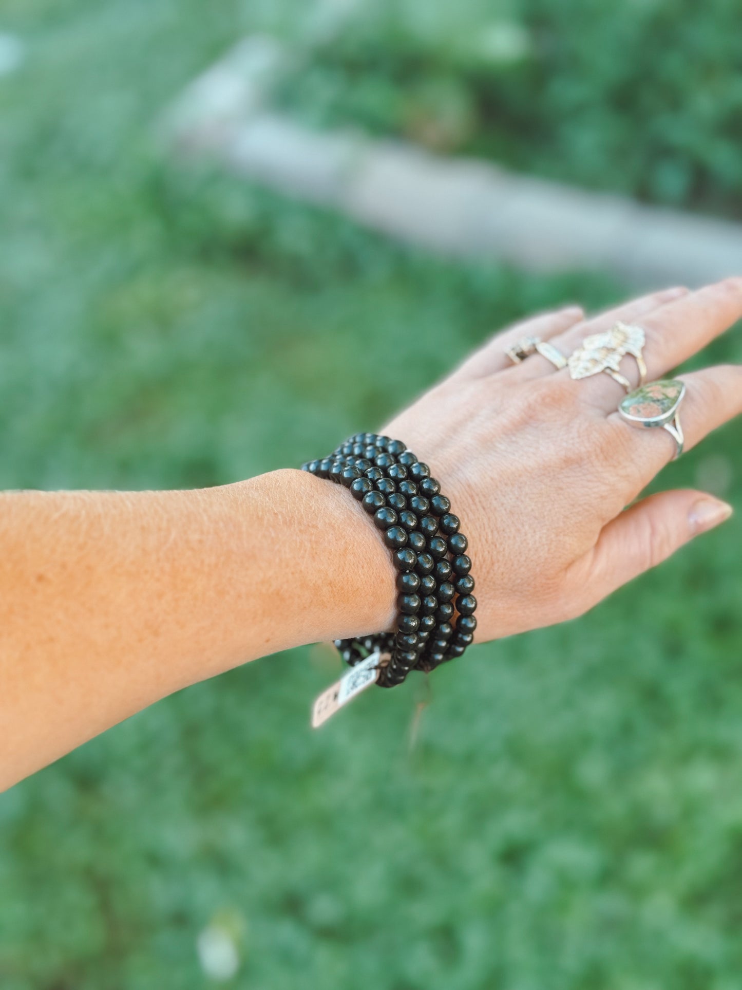 Shungite Stretch Bracelet – 6mm Beads