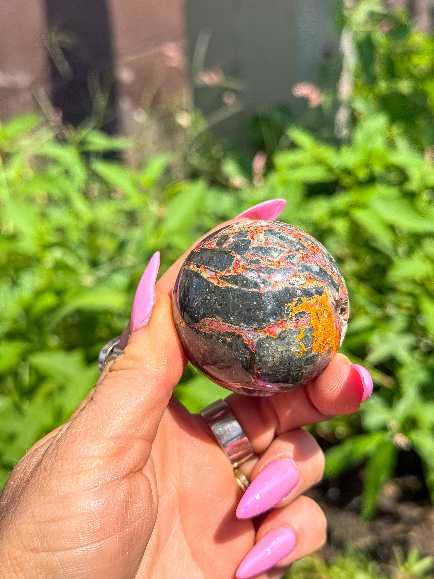 Bumblebee Jasper & Pink Chalcedony