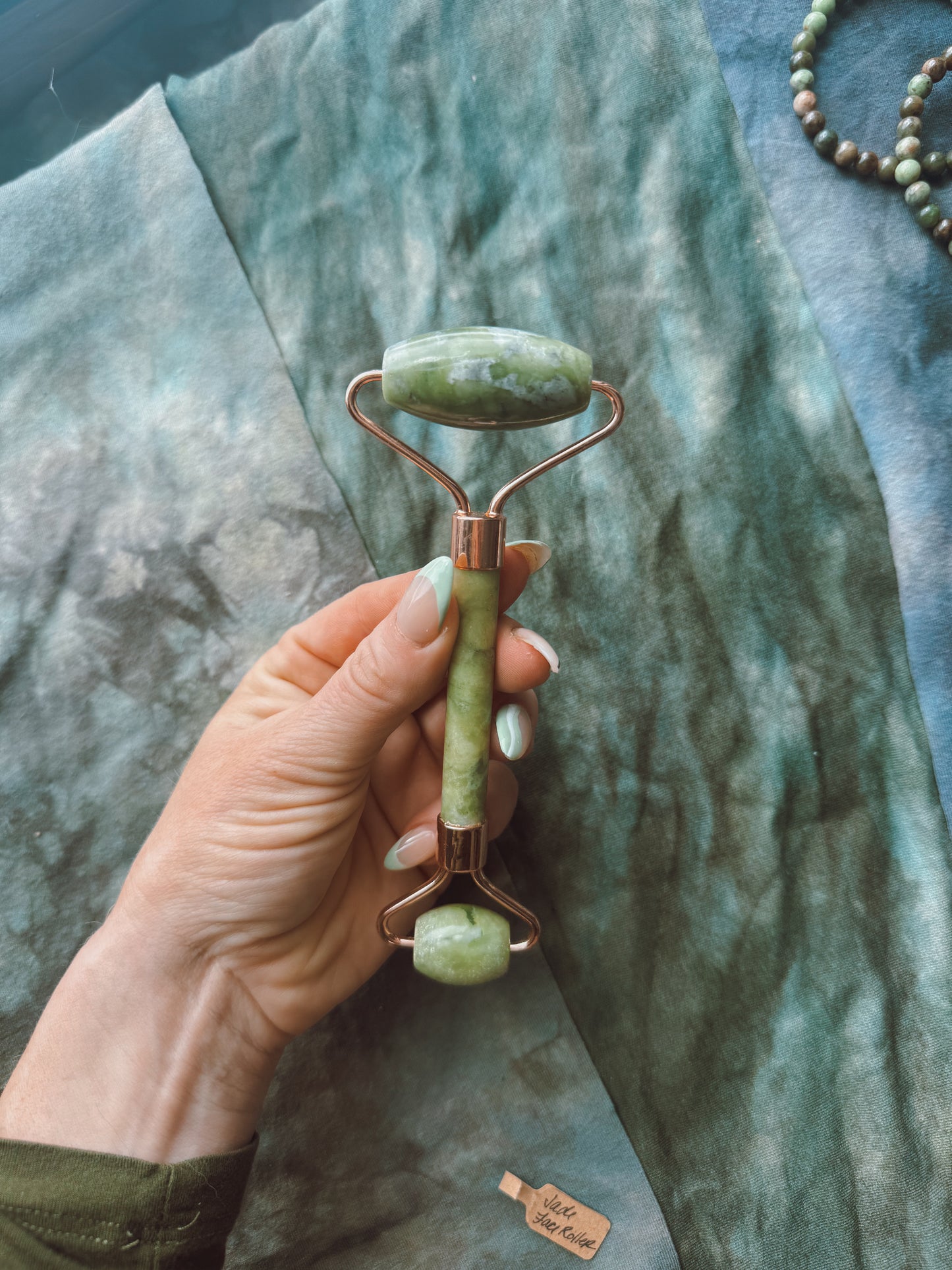 Green Jade Face Roller