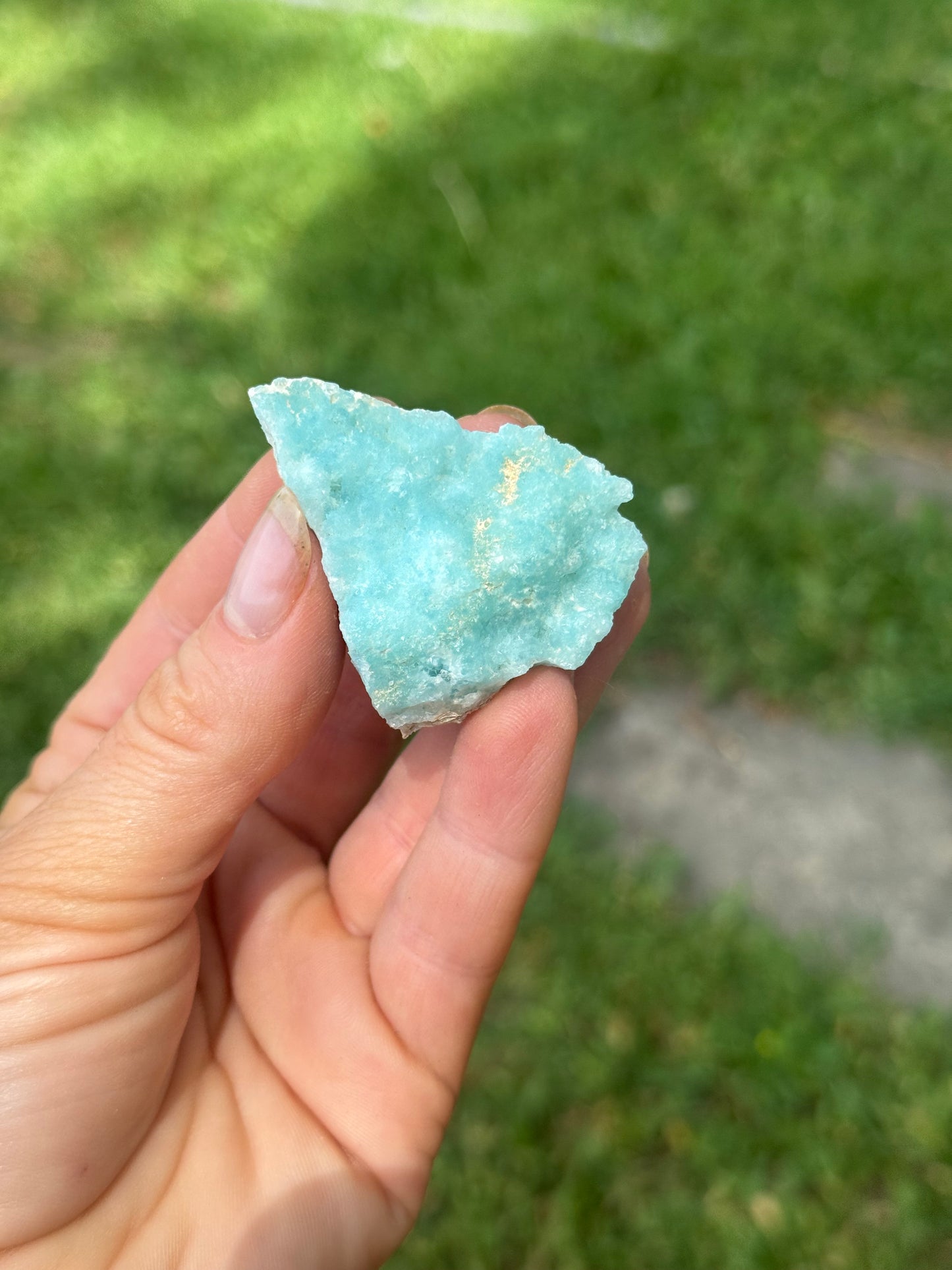 Raw Blue Aragonite
