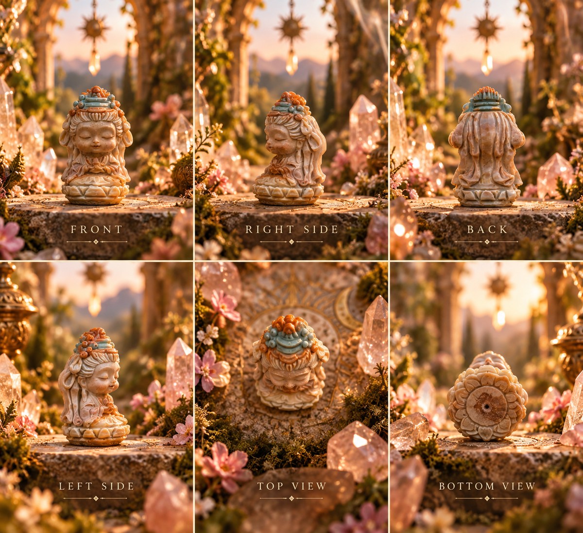 Mystery Mini Alashan Goddess carving