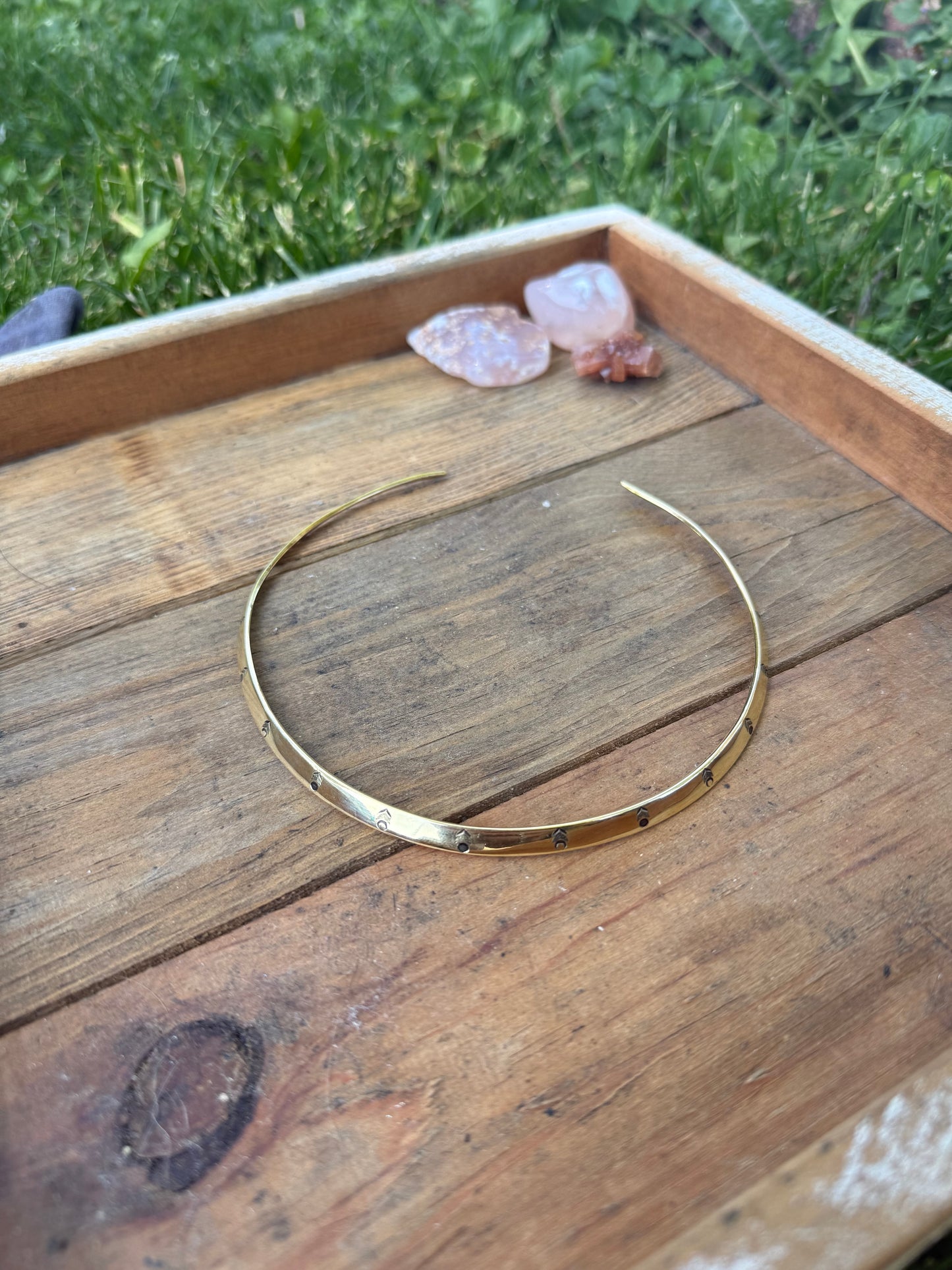 Brass Choker Necklace