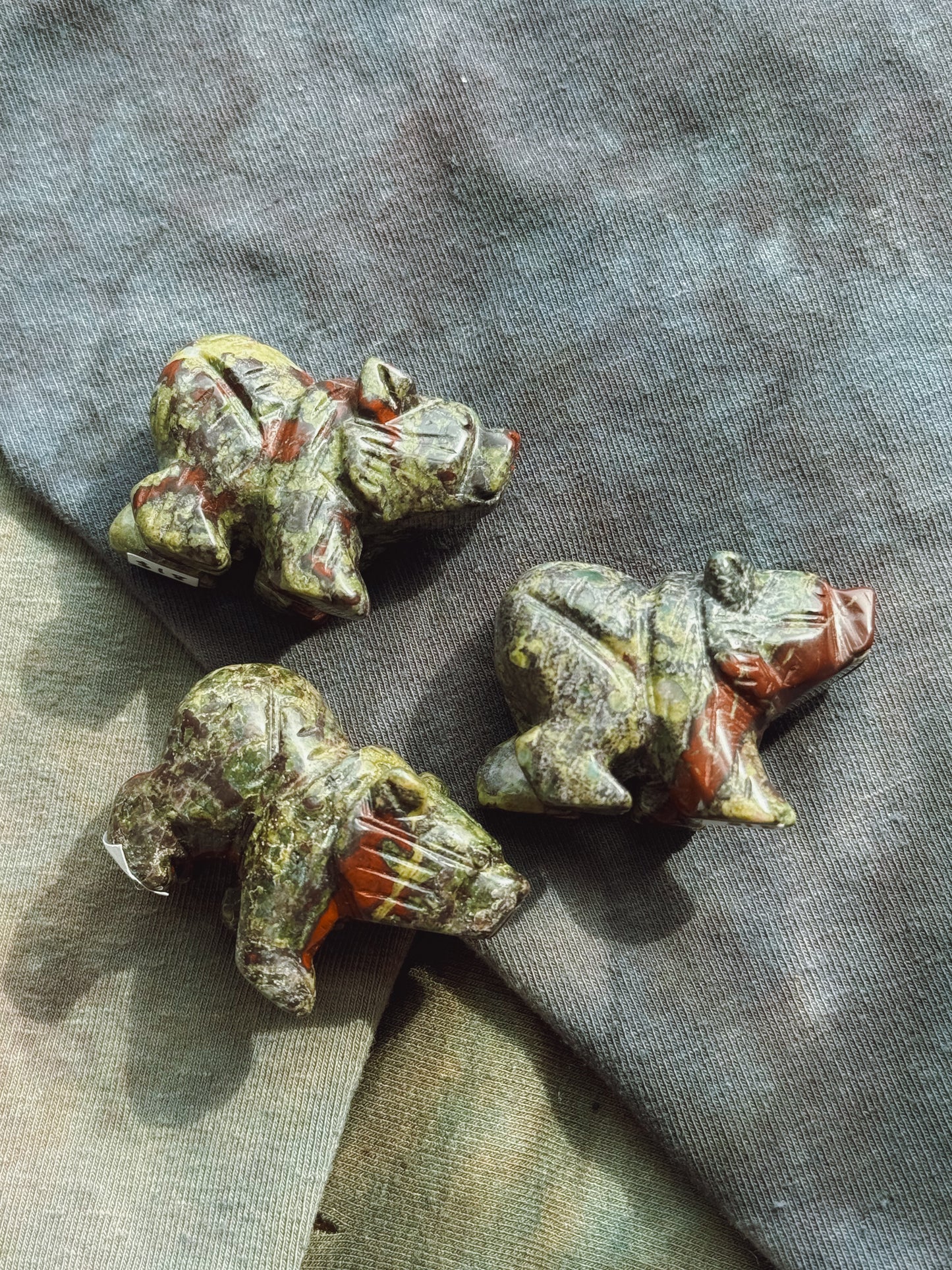 Dragon Stone Bear Carving