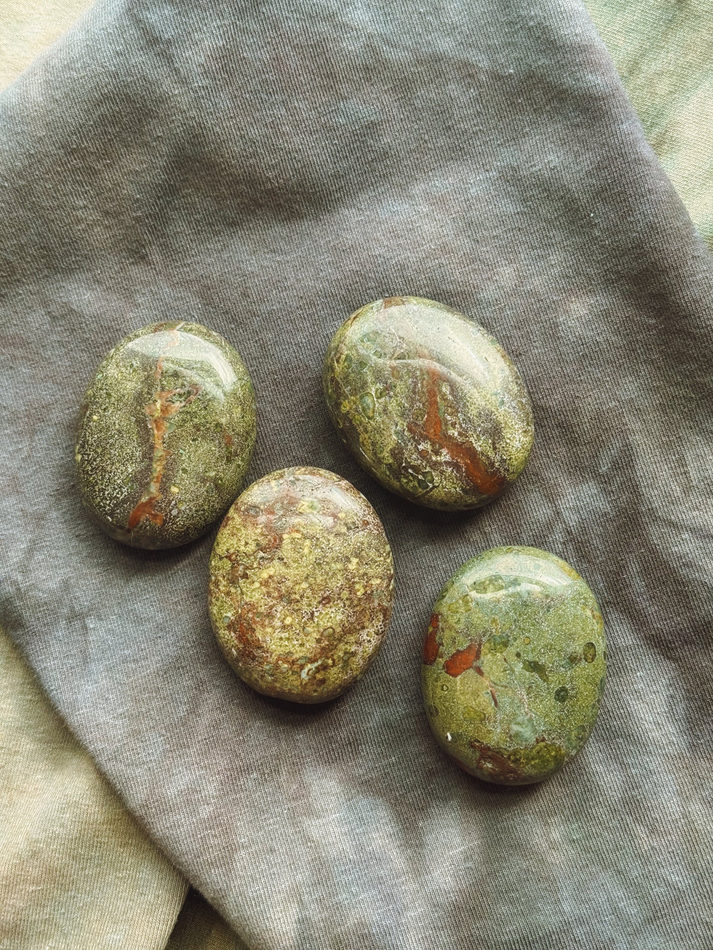 Dragon stone palm pillow