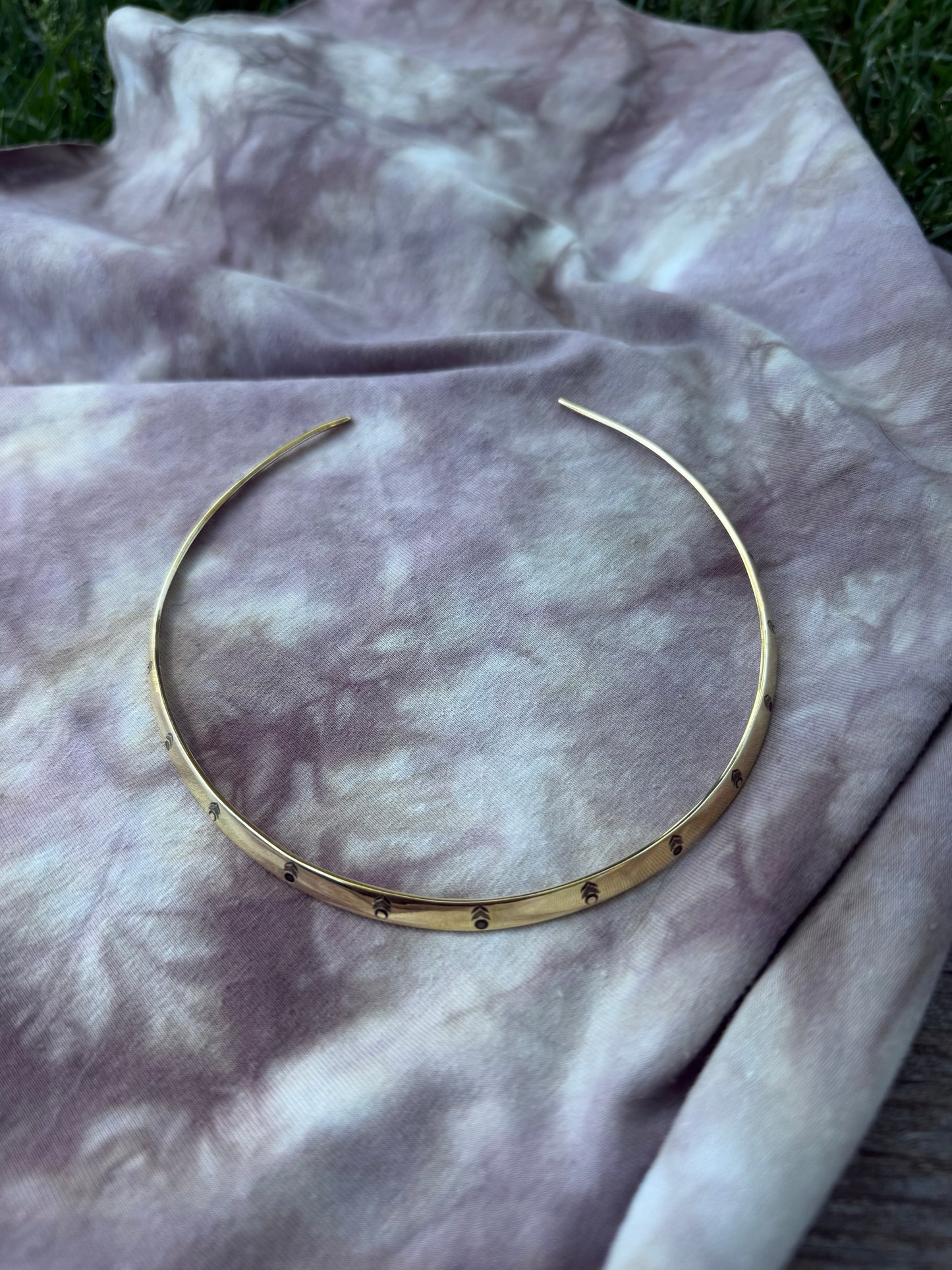 Brass Choker Necklace