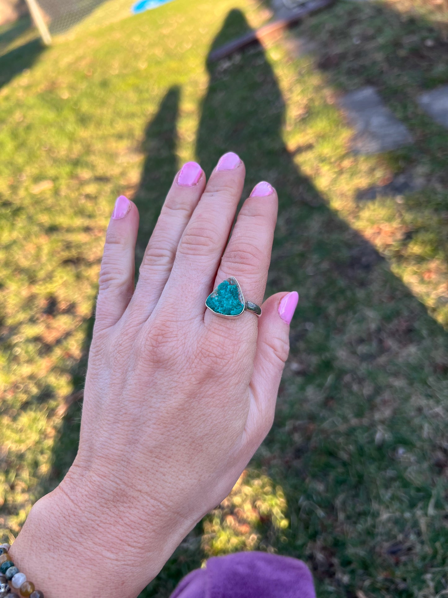 Dioptase Ring size 8