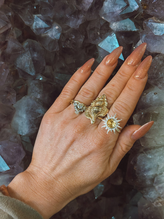Citrine Sun Ring