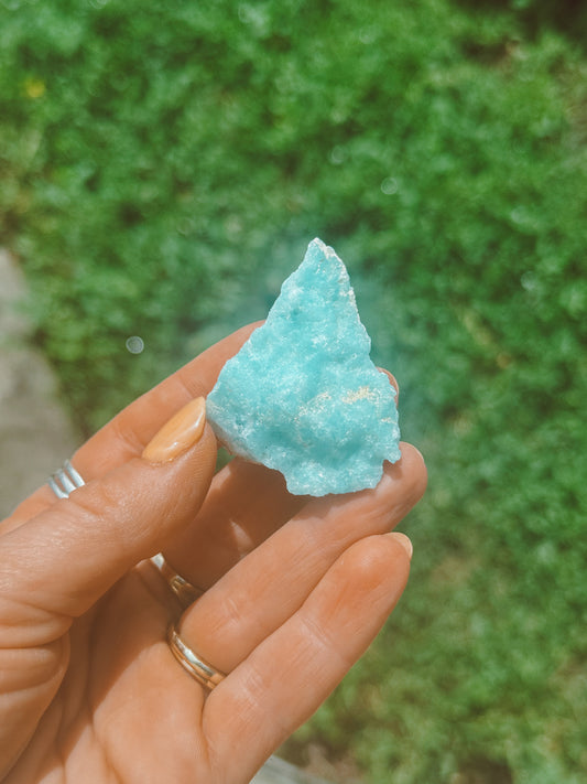 Raw Blue Aragonite