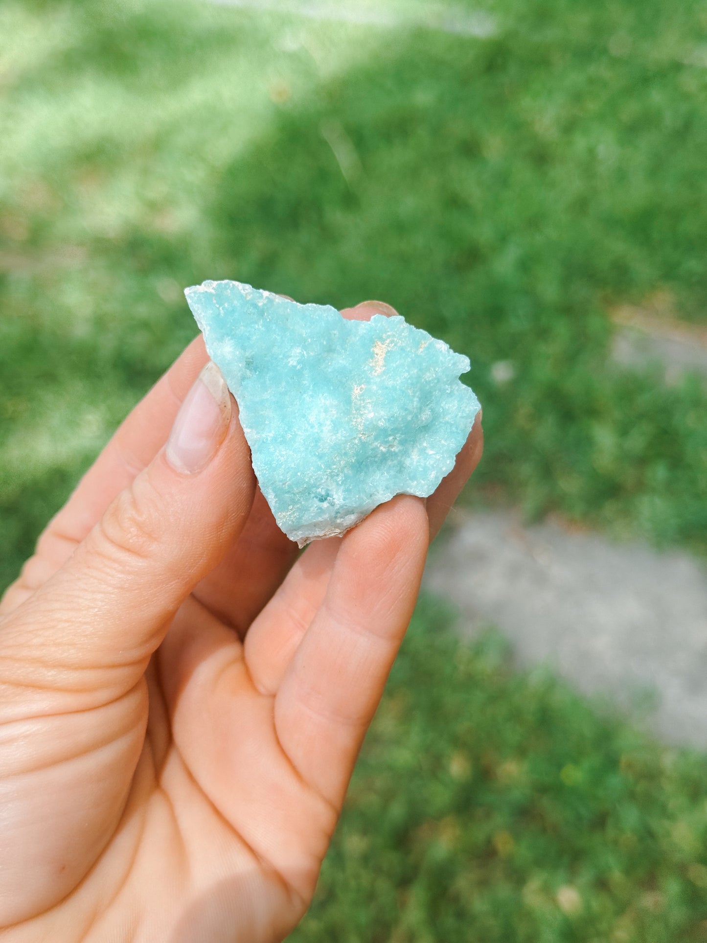 Raw Blue Aragonite