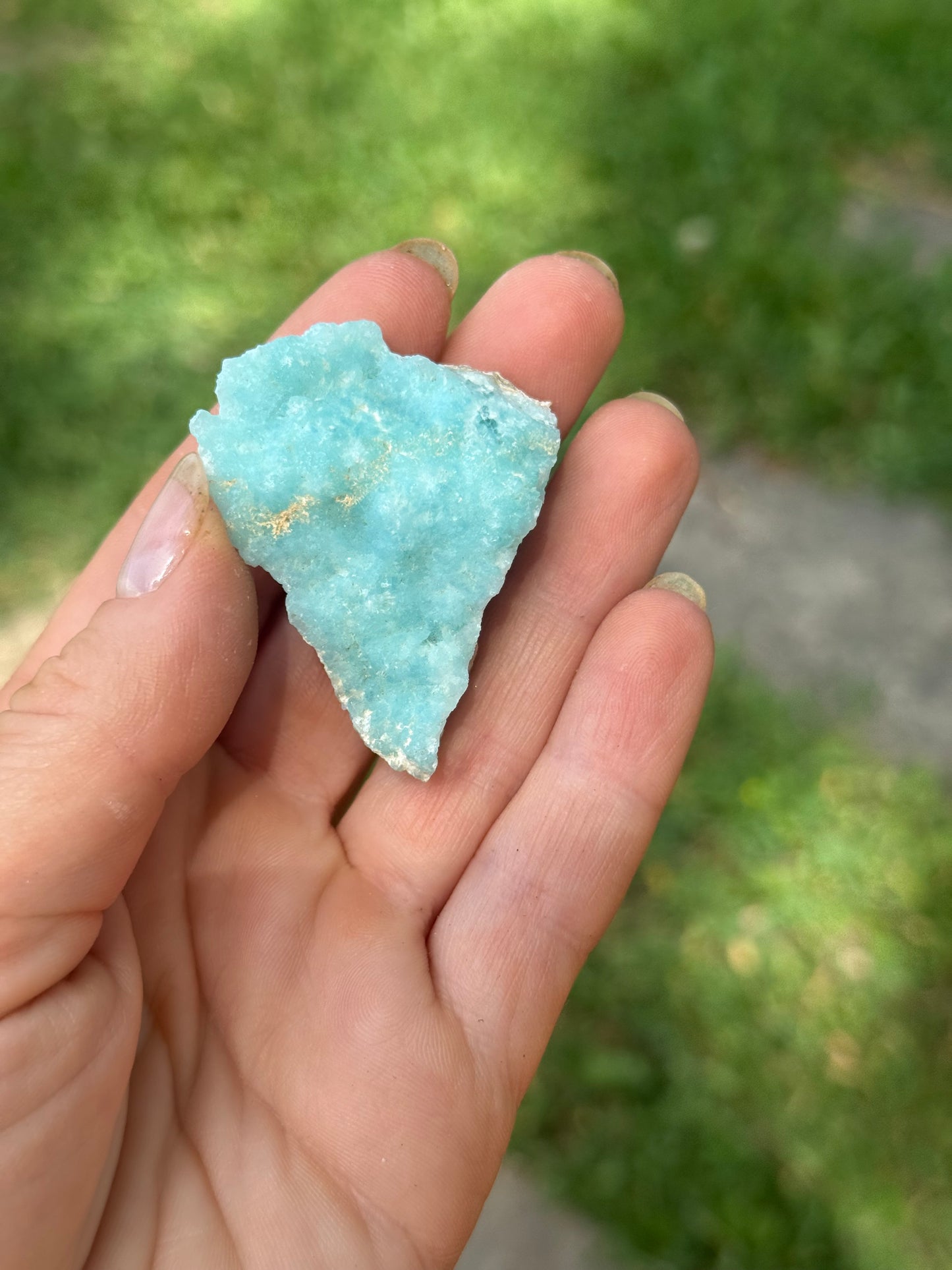 Raw Blue Aragonite