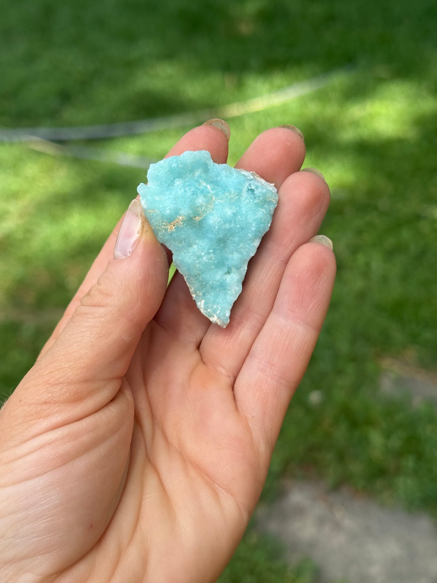 Raw Blue Aragonite