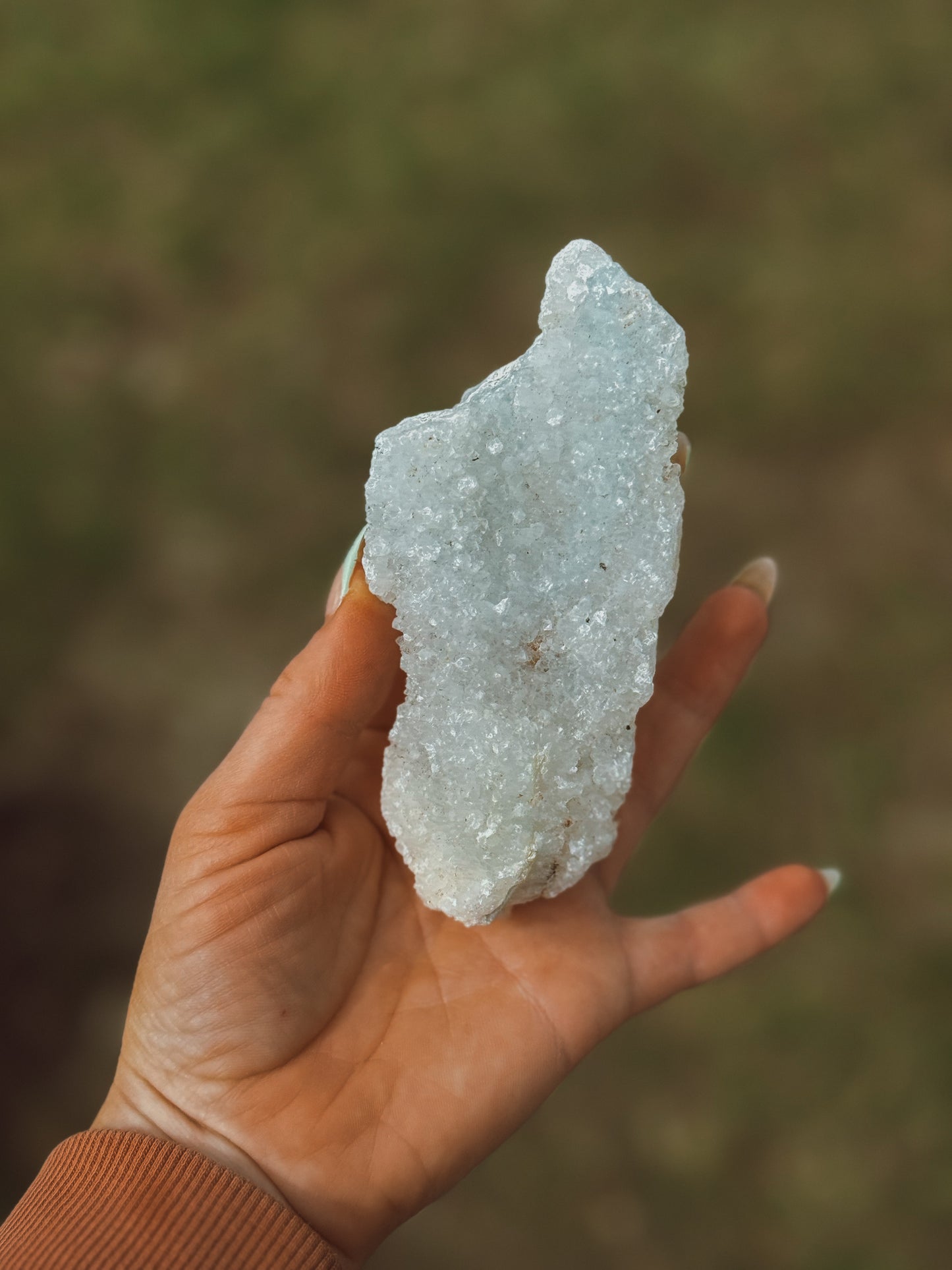Apophyllite cluster