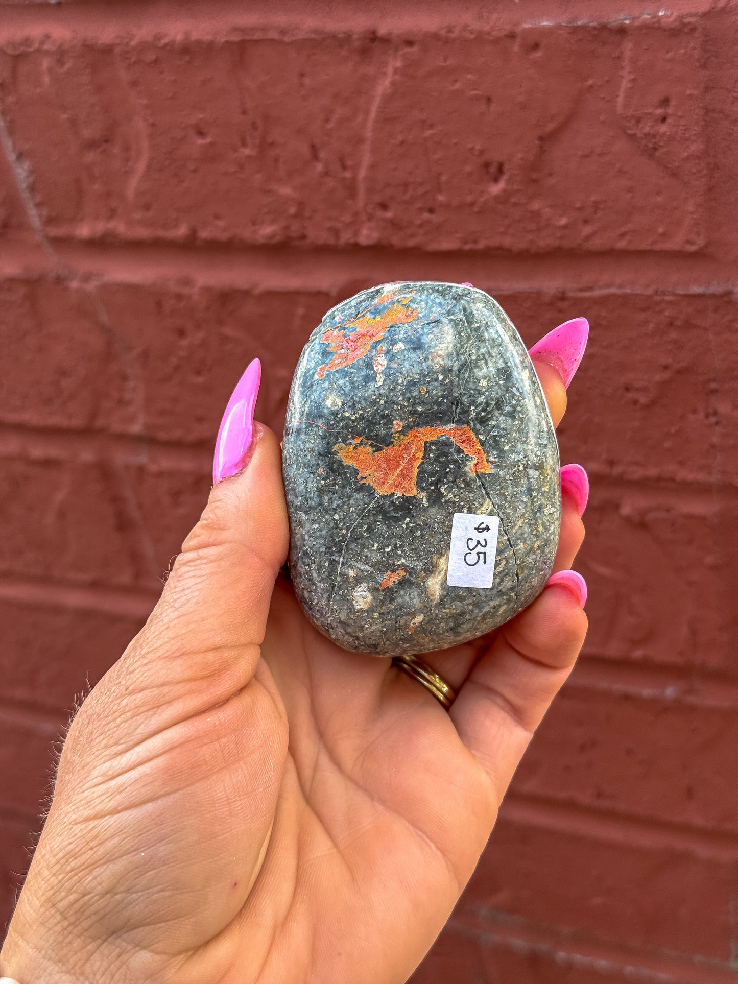 Pink + Violet Bumblebee Jasper Tumbled Freeform