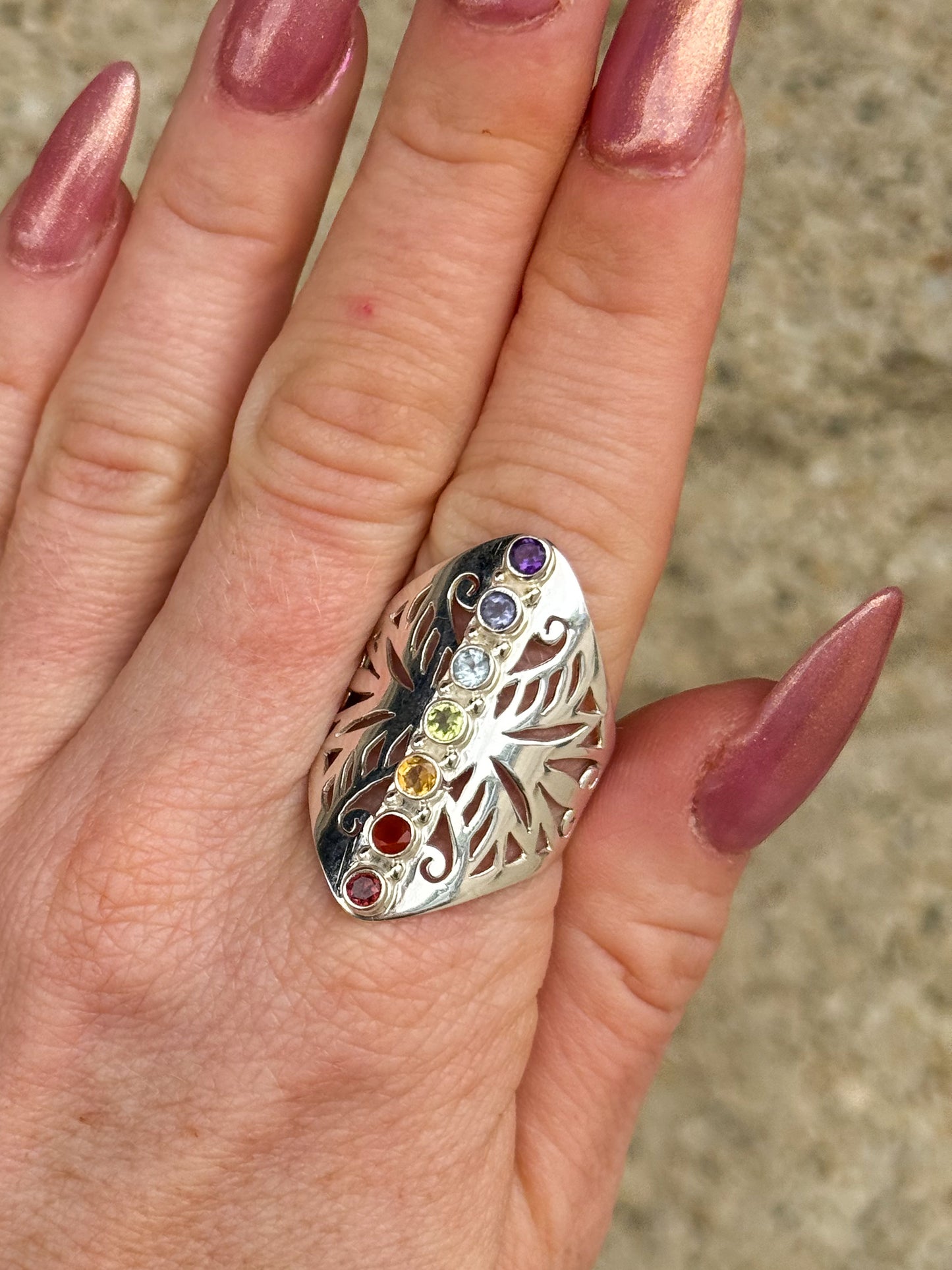 Chakra Alignment Ring size 11