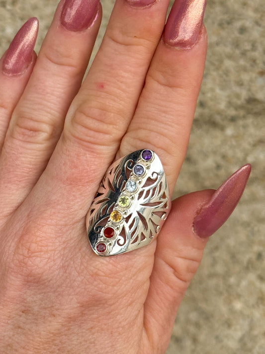 Chakra Alignment Ring size 11