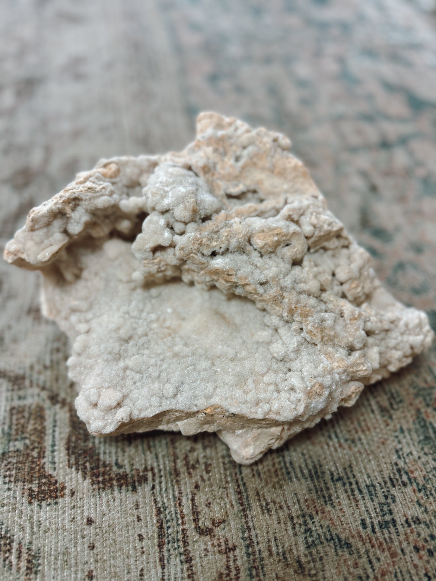 Large White Druzy Calcite