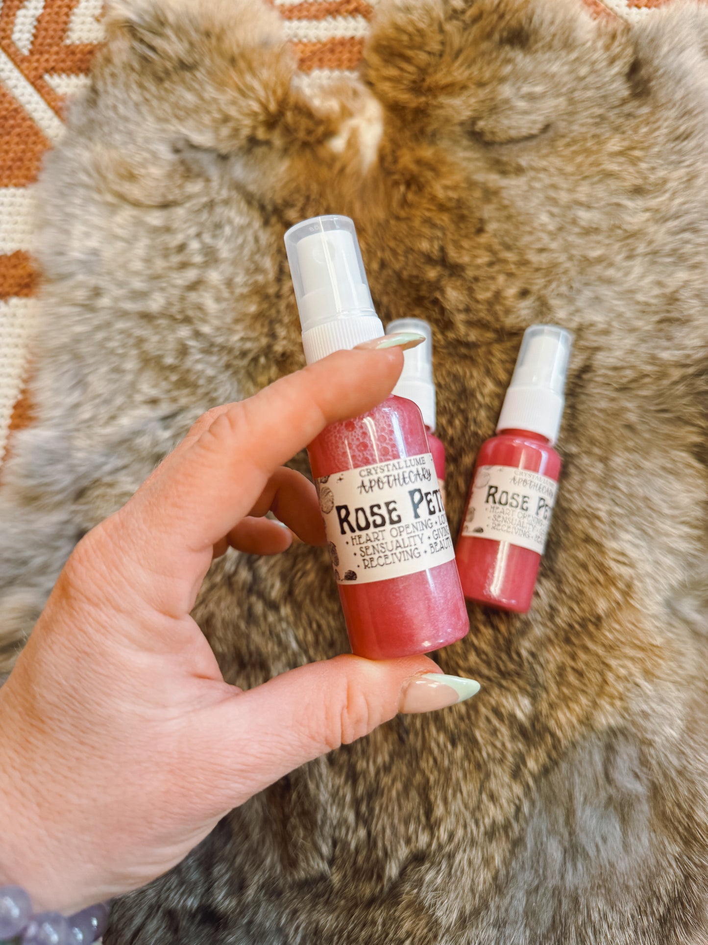 Rose Petal Spirit Water 1oz spray