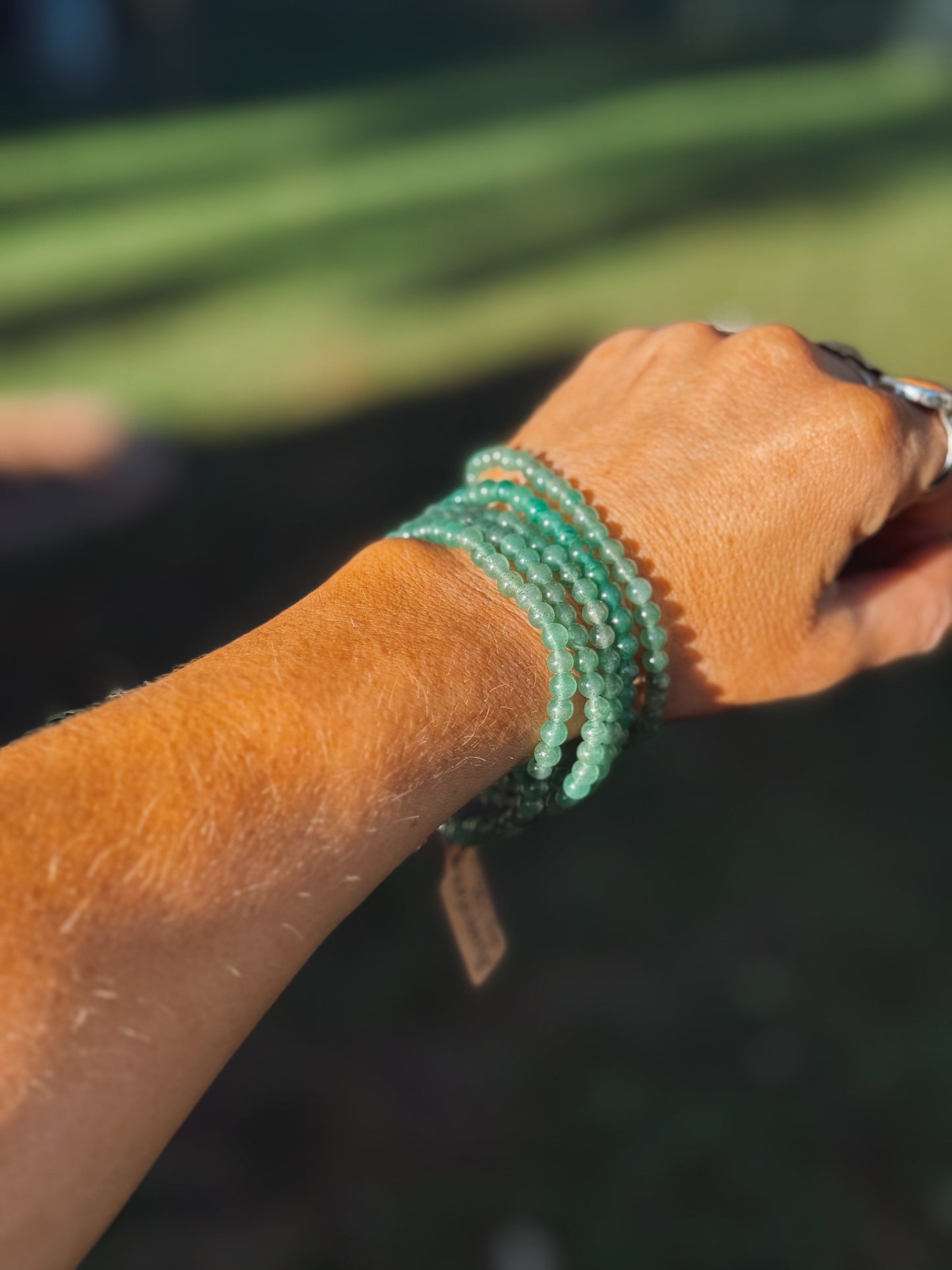 Green Aventurine Stretch Bracelet – 4mm Beads