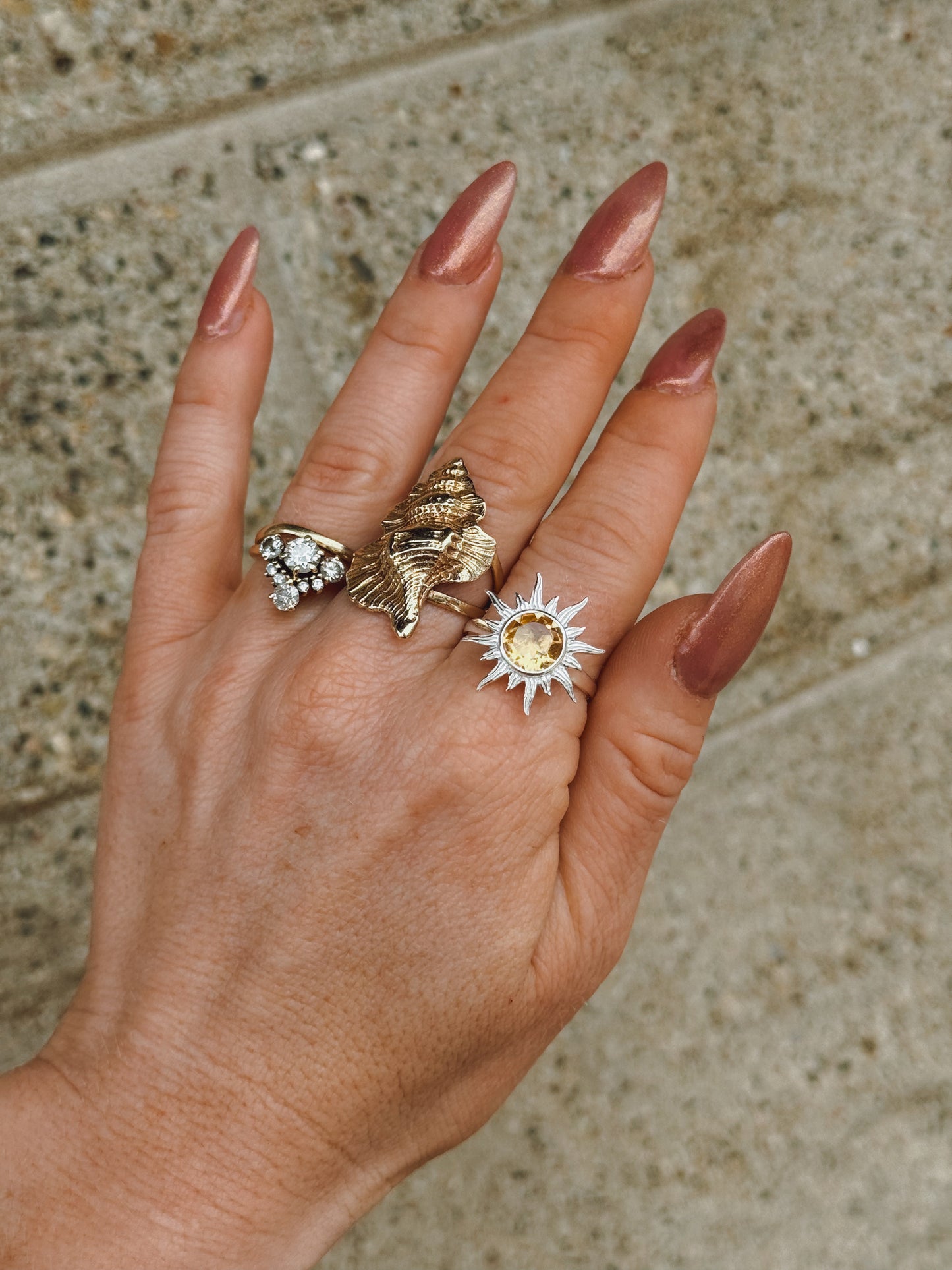 Citrine Sun Ring
