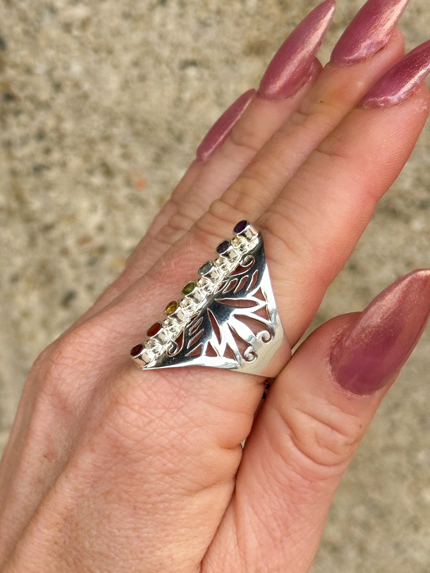 Chakra Alignment Ring size 11