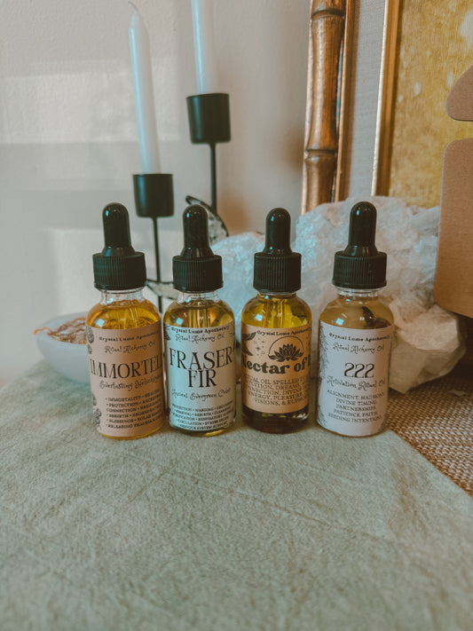 Ritual Alchemy Spell oils - discounted 4 pack bundle & free mystery roller