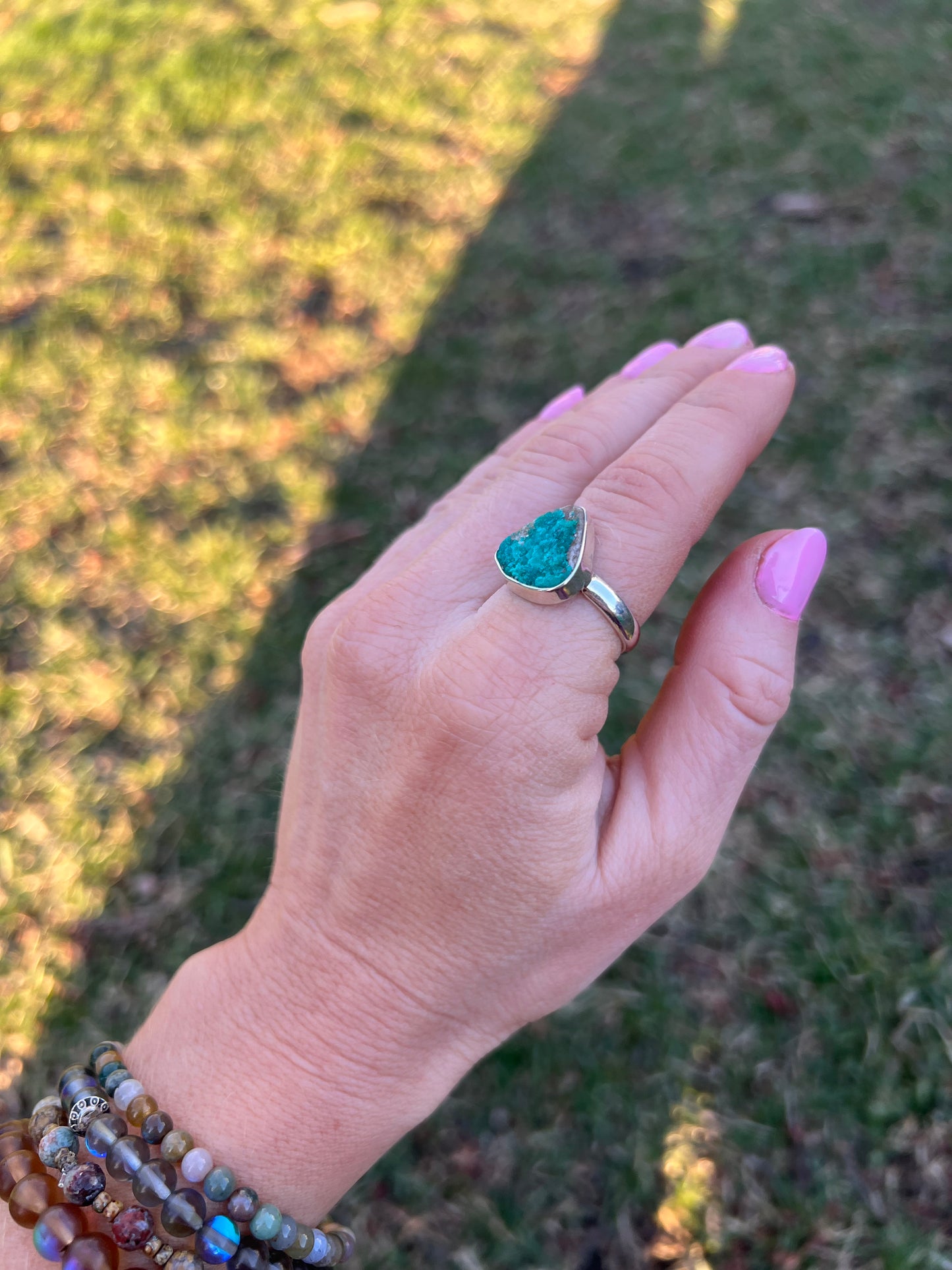 Dioptase Ring size 8