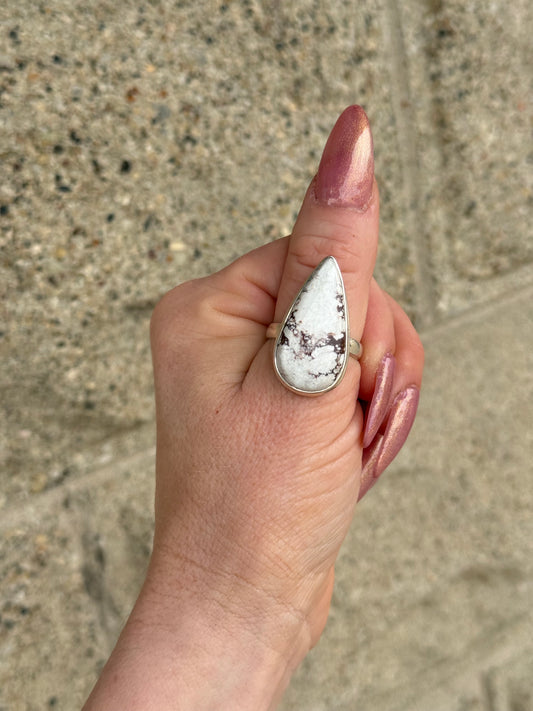 Wild Horse Magnesium Sterling Ring size 10