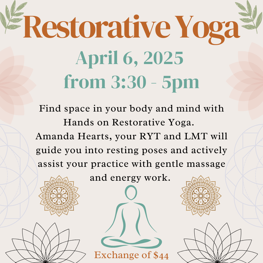 Restorative Hands-On Yoga with Amanda