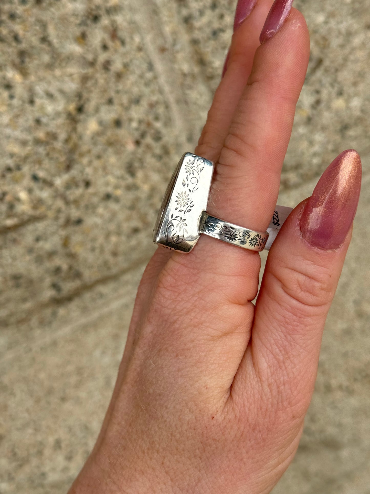 Magical Manifestation Quartz Ring size 8.75
