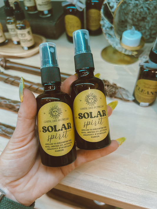 Solar Spirit Alchemy Mist – Uplifting Aromatherapy Spray (2oz)