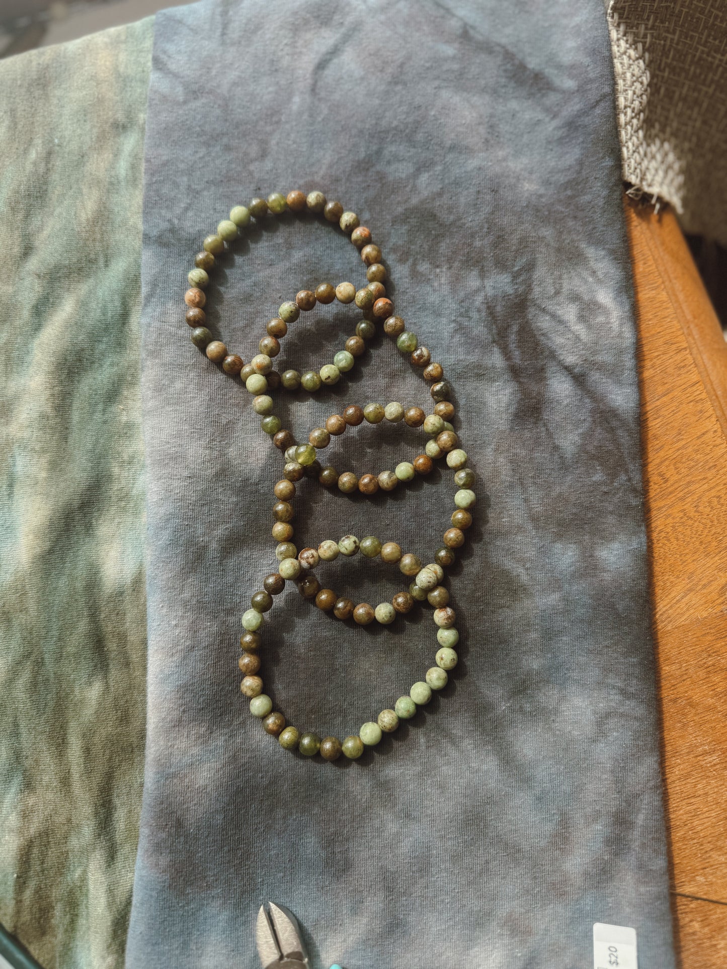 Chrysoprase 6mm Stretch Bracelet