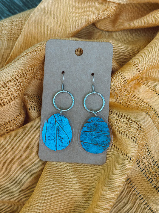 Blue Morpho Butterfly Wing Earrings – Stainless Steel