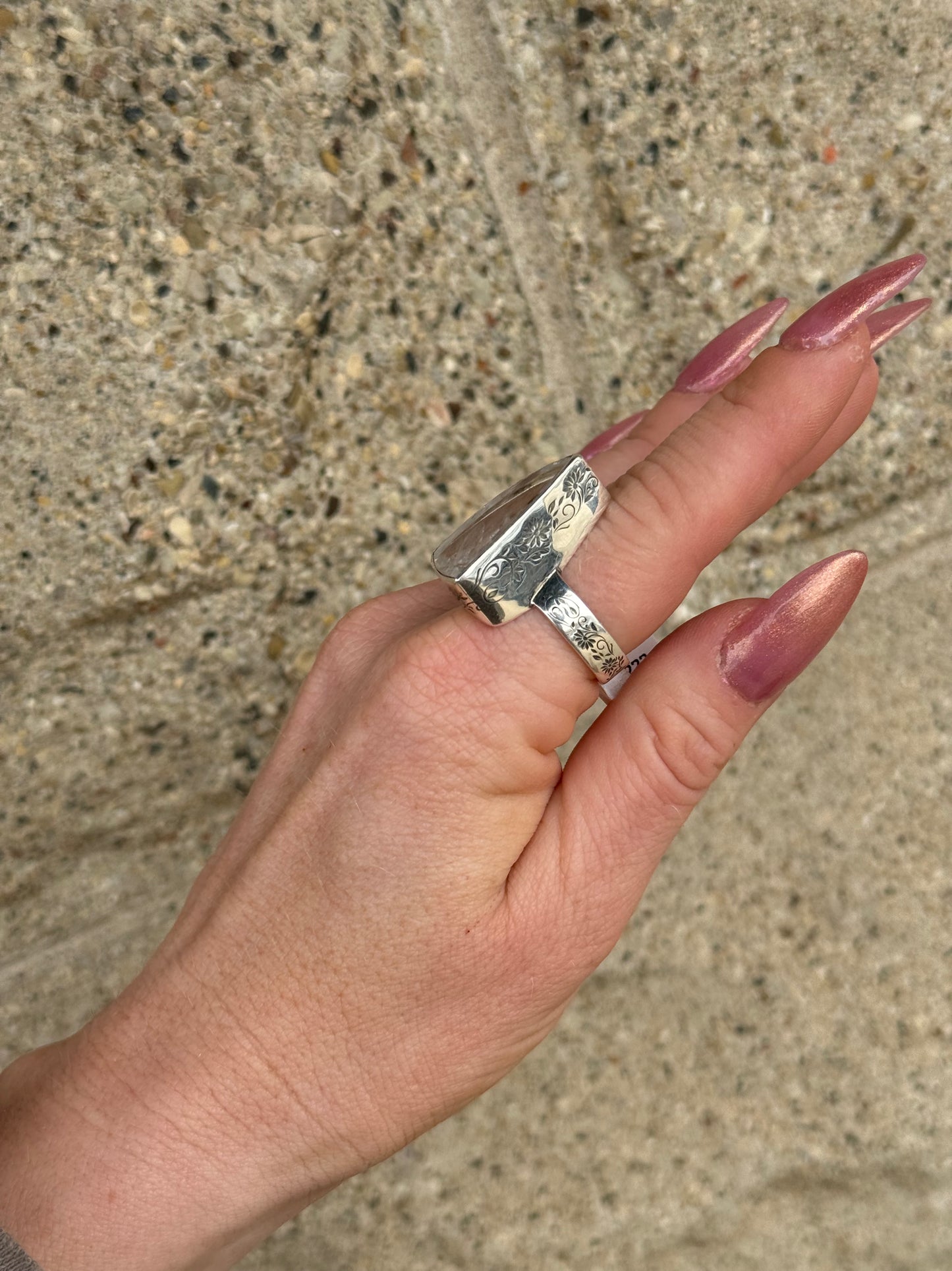 Magical Manifestation Quartz Ring size 8.75