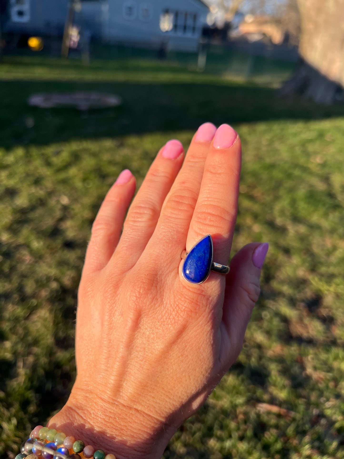 Royal Blue Lapis Lazuli Ring