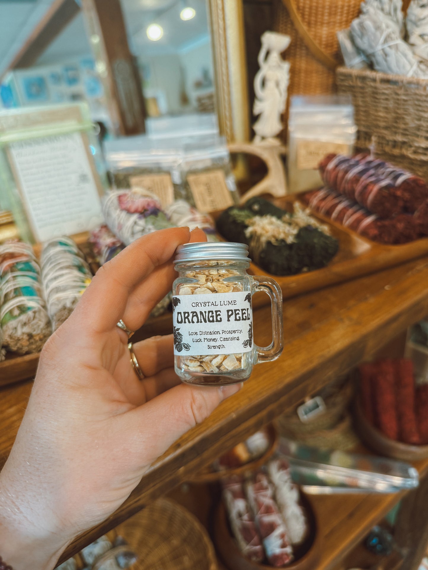 Mini Orange Peel Jar of Magic
