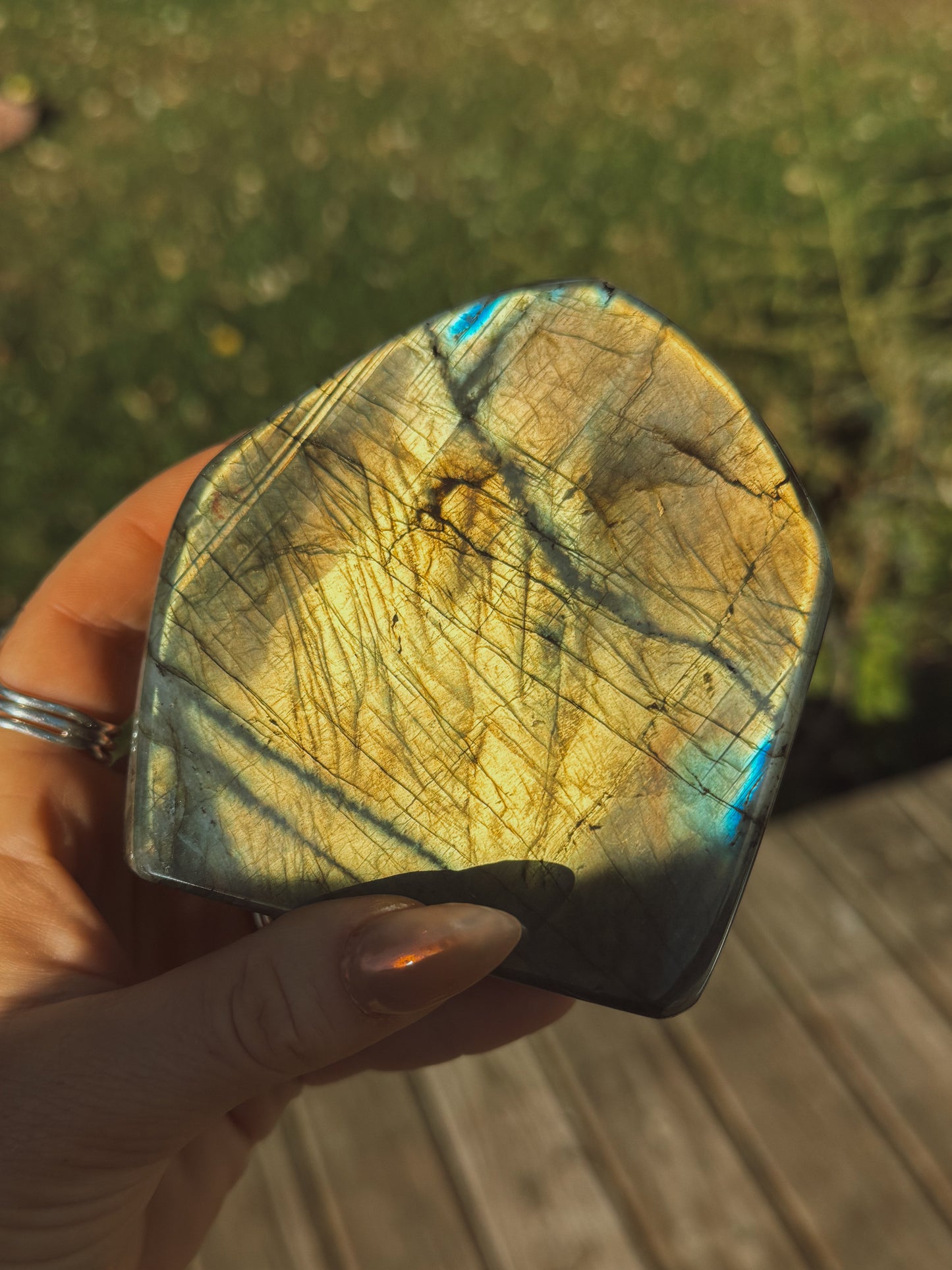 Labradorite Standing Freeform – Medium