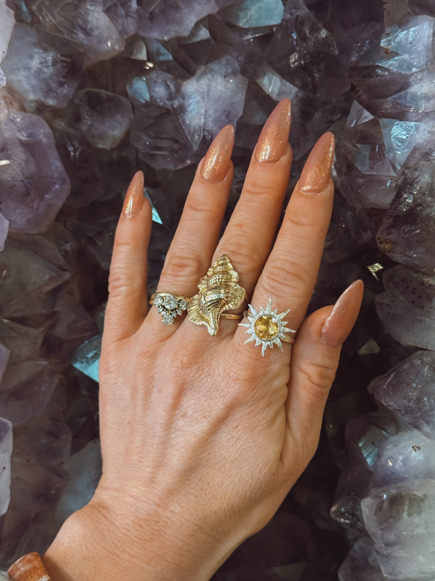 Citrine Sun Ring