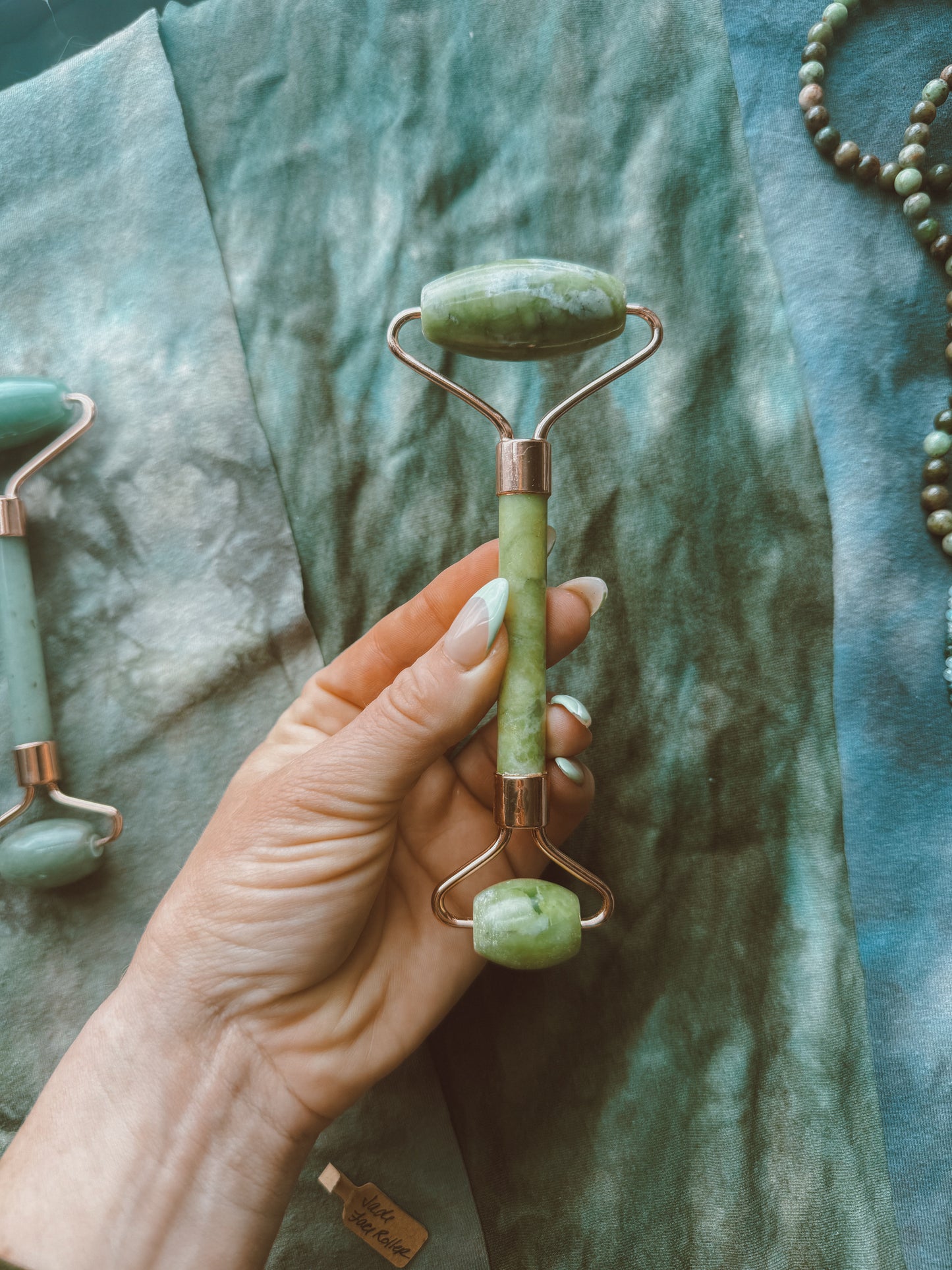 Green Jade Face Roller