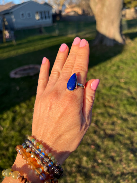 Royal Blue Lapis Lazuli Ring