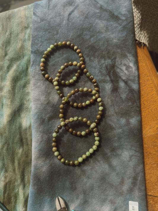 Chrysoprase 6mm Stretch Bracelet