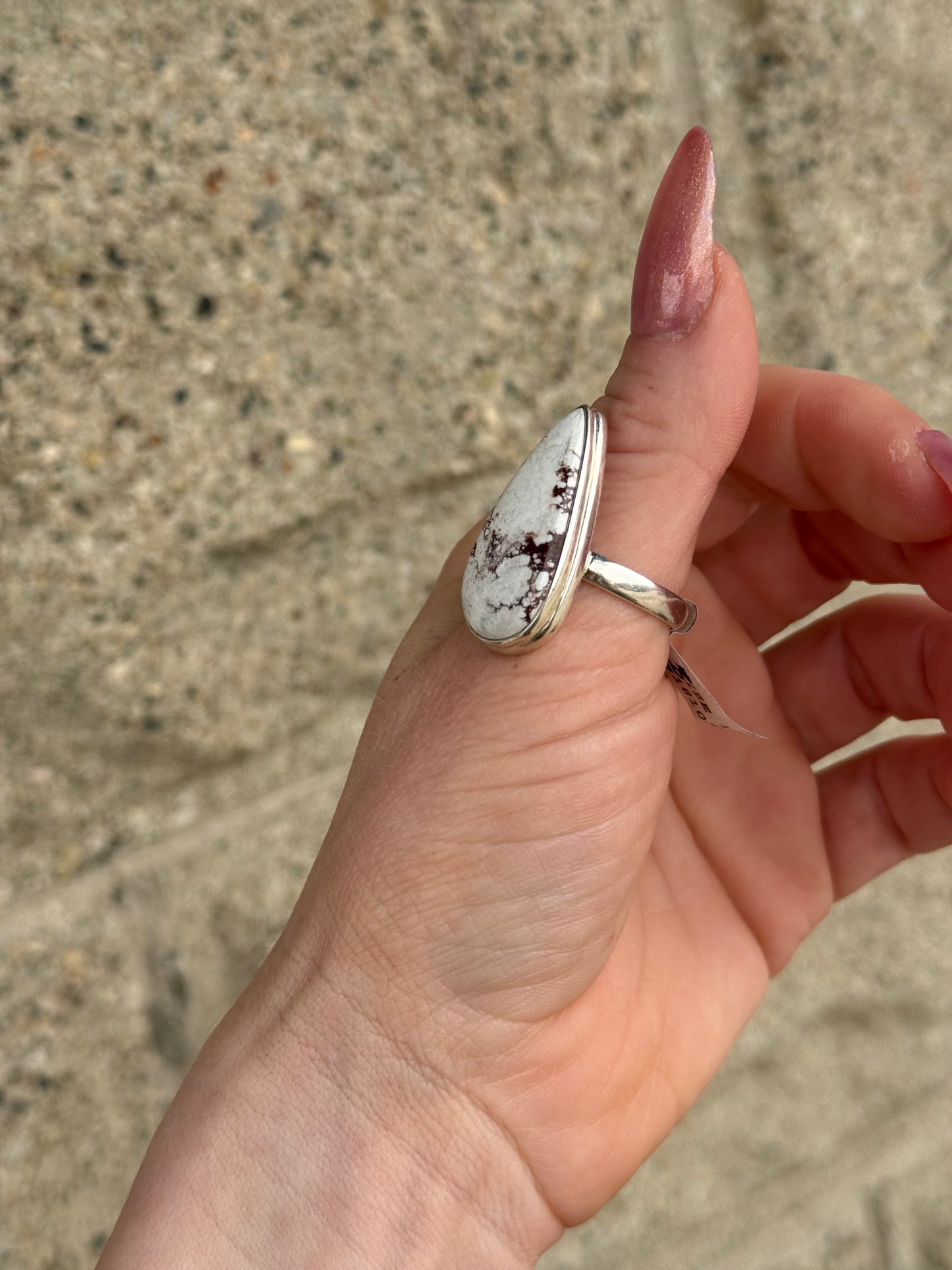 Wild Horse Magnesium Sterling Ring size 10