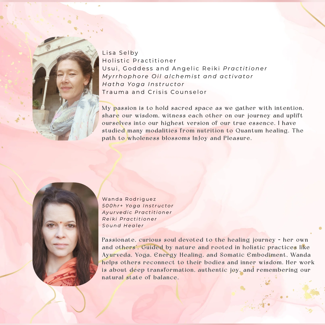 Embrace your Yoniverse immersive event hosted by Lisa & Wanda