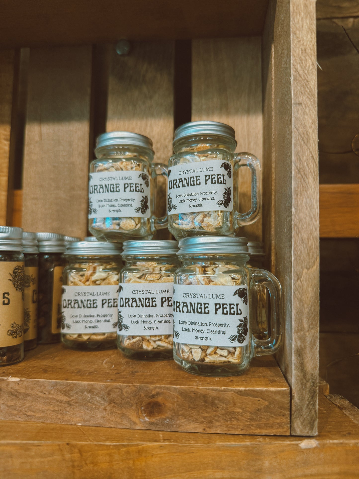 Mini Orange Peel Jar of Magic