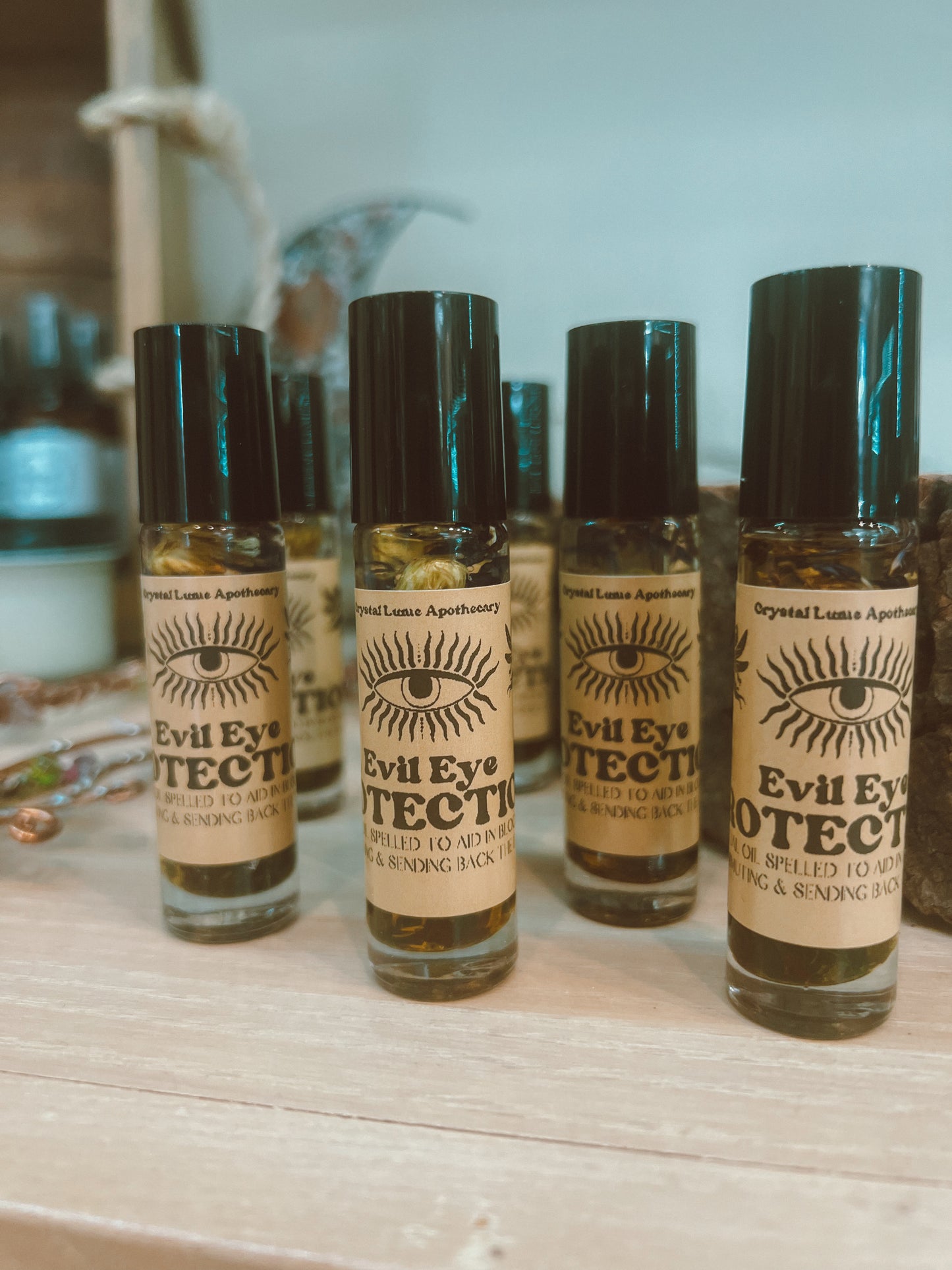 Evil Eye Protection Oil – Natural Essential Oil Roller (10ml)