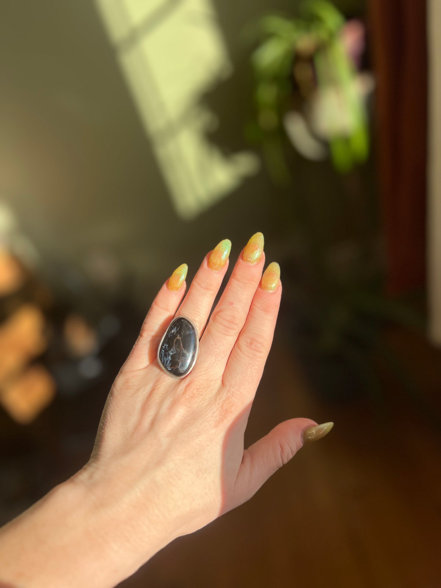 Large Pietersite Ring size 6